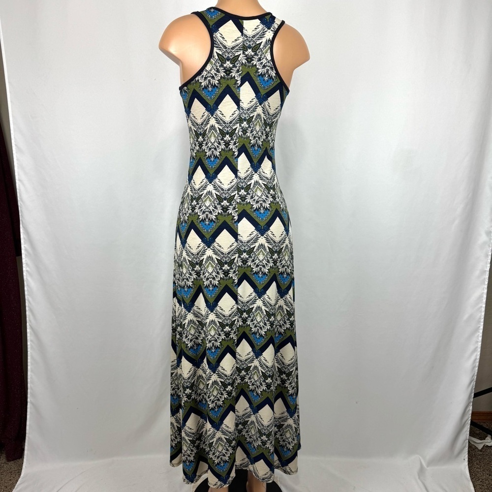 Cherry Mellow Women’s S Geometric Print Sleeveless Maxi Sundress Light /Stretchy - Picture 6 of 12